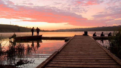 The Vermilion Provincial Park is open year round to visitors. It spans over nine miles (750 hectares) along the south shore of the Vermilion River Valley.